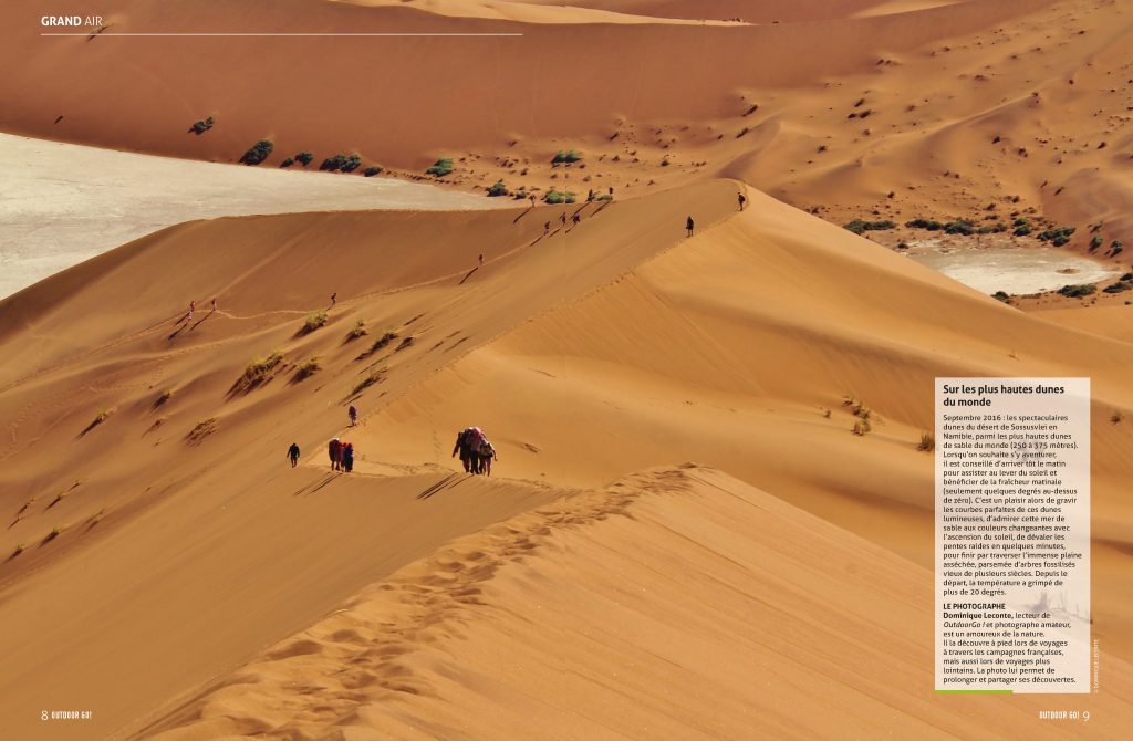 Sur les plus hautes dunes du monde